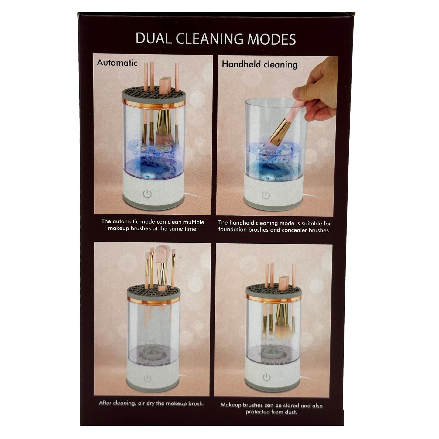 AUTOMATIC MAKEUP BRUSH CLEANER
