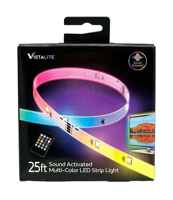 25 FT LED SOUND ACTIVATED LIGHT STRIP