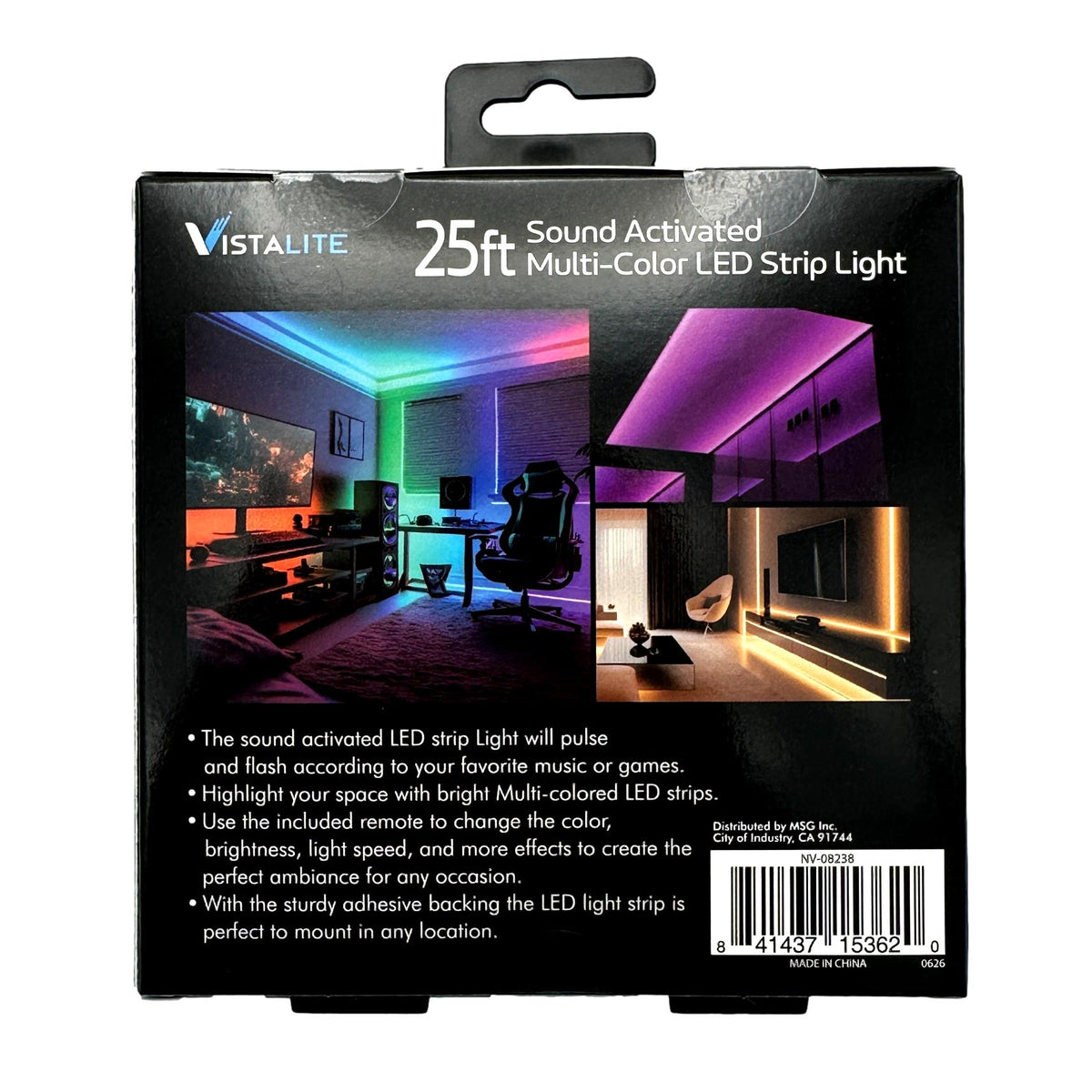 25 FT LED SOUND ACTIVATED LIGHT STRIP