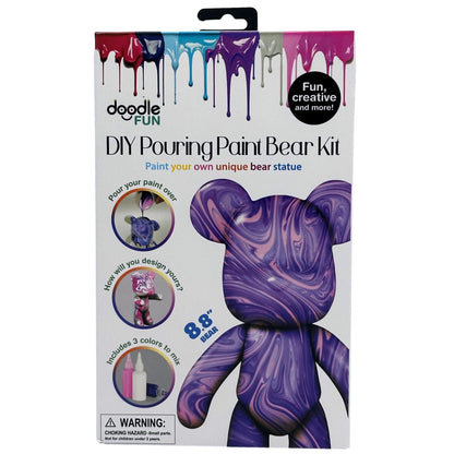 8.8 IN POURING PAINT BEAR KIT
