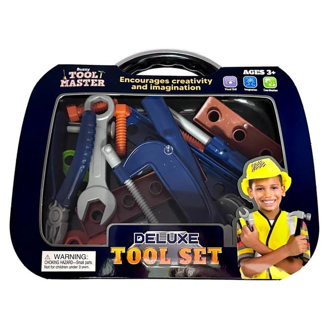 22 PC DELUXE TOOL PLAY SET