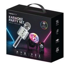 BT KARAOKE MICROPHONE AND STAGE LIGHT PARTY SET