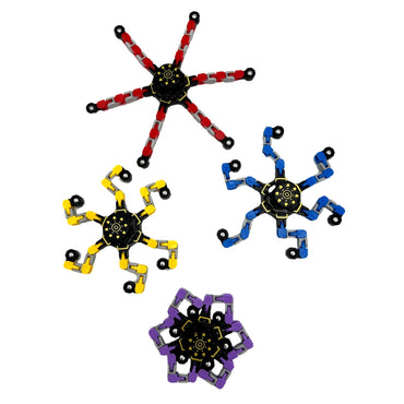 4 PC TRANSFORMABLE FIDGET SPINNERS
