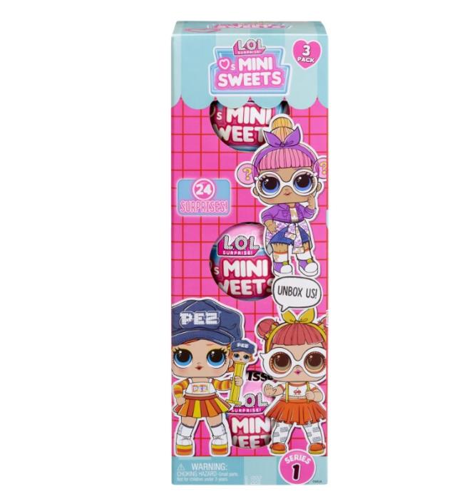 3 PK LOL SURPRISE MINI SWEETS
