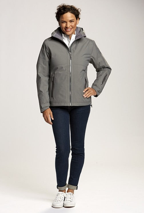 WOMEN'S GRAY CB WEATHERTEC JACKET LARGE