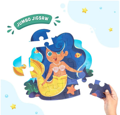 2 PK MY FIRST JIGSAW PUZZLE - MERMAID AND THE GOLDFISH