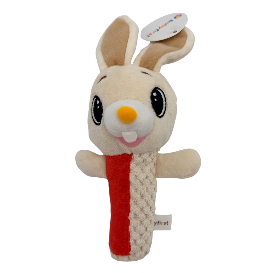 8 IN HARRY BUNNY PLUSH RATTLE