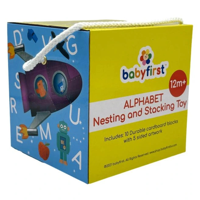 ALPHABET NESTING AND STACKING BLOCKS