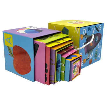 ALPHABET NESTING AND STACKING BLOCKS