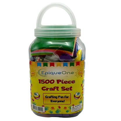 1,500 PC CRAFT SUPPLIES SET