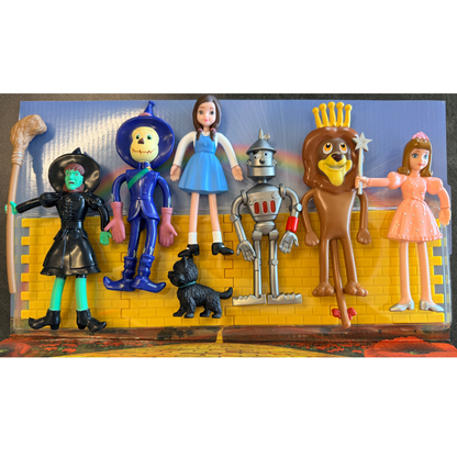 SET OF 6 BENDABLE OZ CHARACTERS