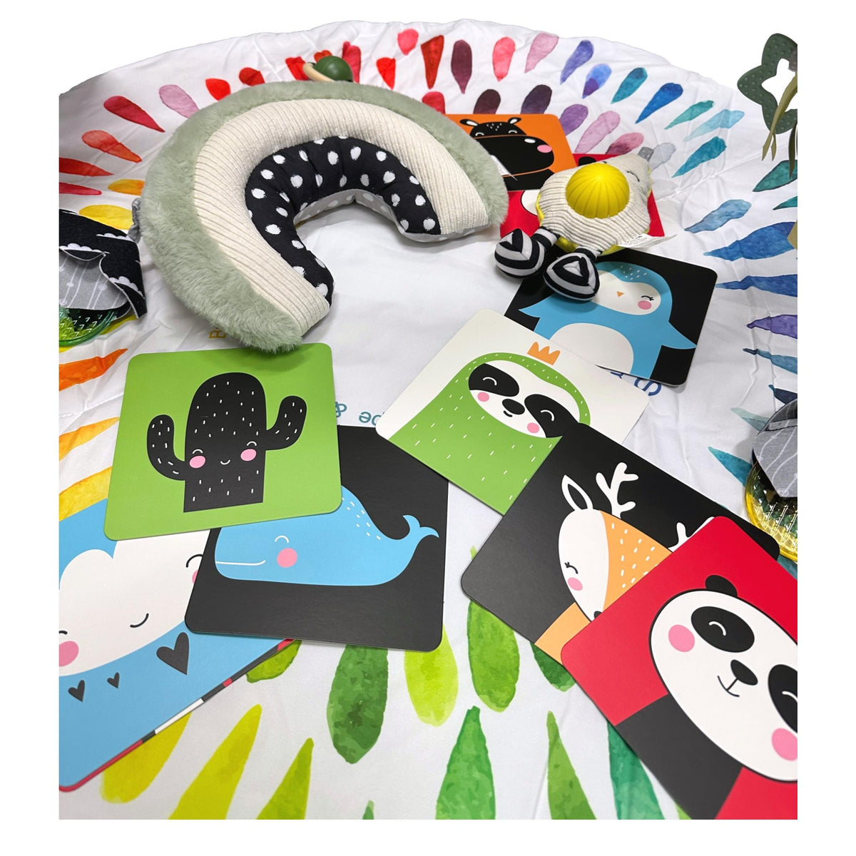 HAPPY RAINDROP BABY PLAYMAT