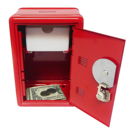 RED MINI BANK LOCKER