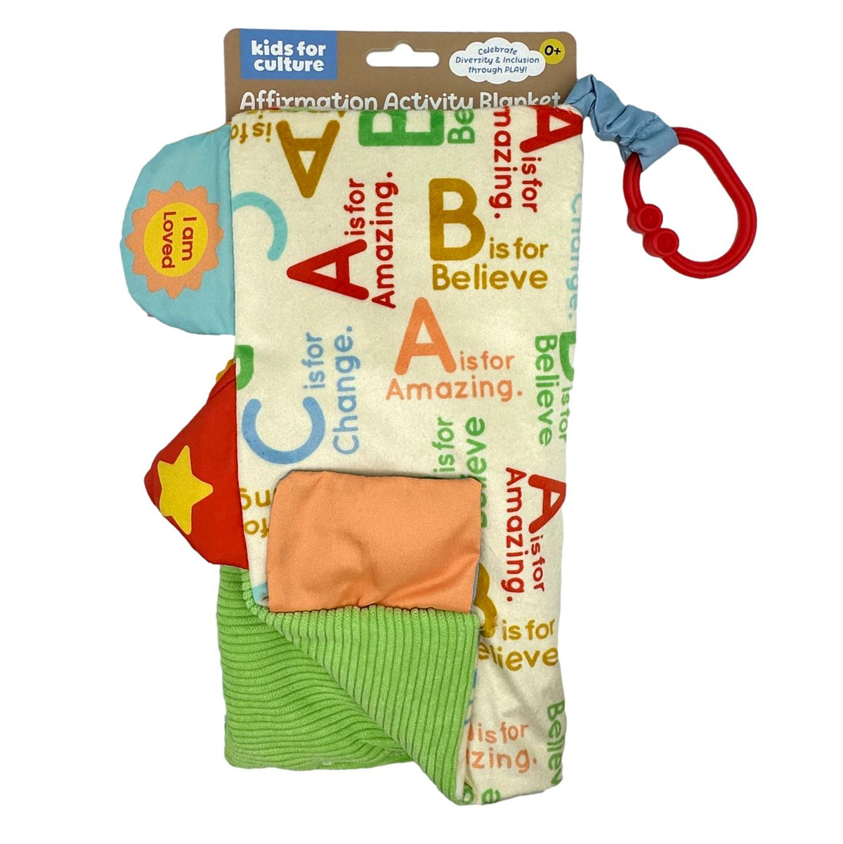 AFFIRMATION ACTIVITY BLANKET TEETHER