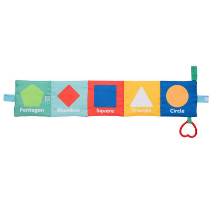 AFFIRMATION AND SHAPES SENSORY PANEL CRINKLE BOOK