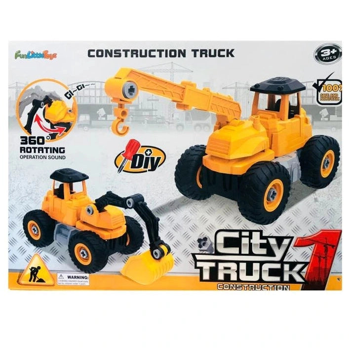 CITY TRUCK CONSTRUCTION SET FREE WHEEL