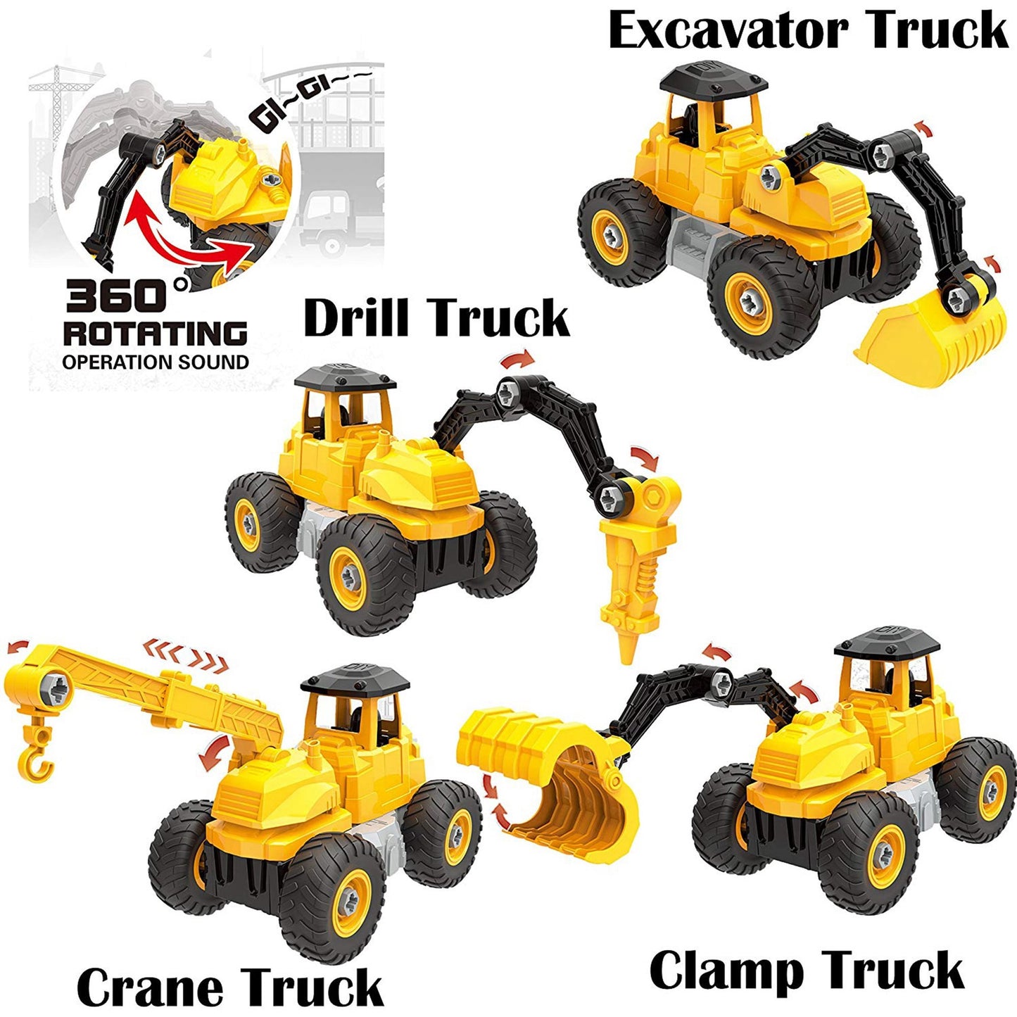 4-IN-1 CONSTRUCTION TRUCK KIT FREE WHEEL