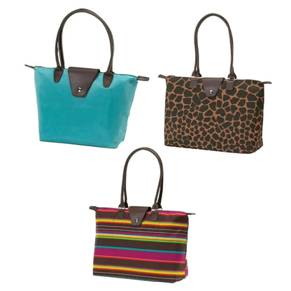CARRY-ALL FOLD UP TOTE BAG ASSORTED
