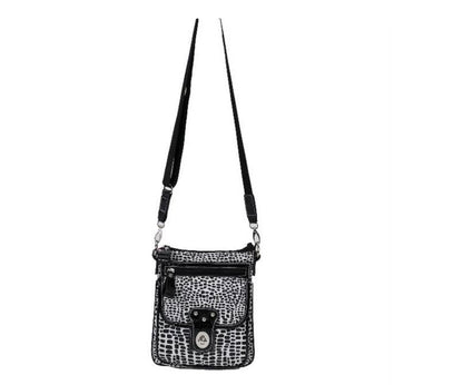 CROSSBODY POUCH WITH FRONT CLASP POCKET ASSORTED