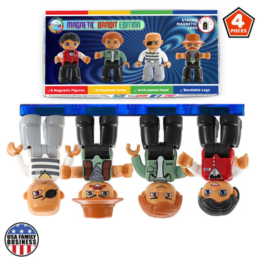 4 PC MAGNETIC FIGURES ASSORTED VARIETY CHARACTERS