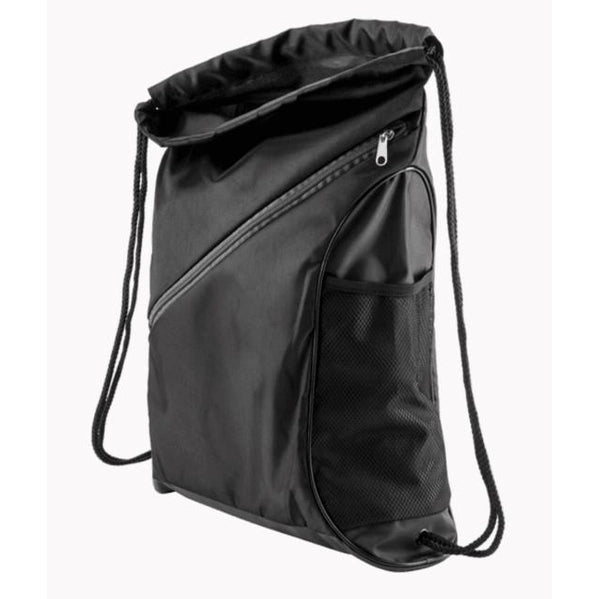 BLACK DRAWSTRING TECH PACK 15 X 19 IN