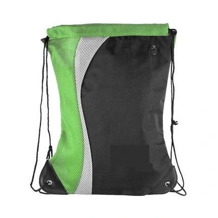 GREEN DRAWSTRING SPORT PACK 14.5 X 18 IN