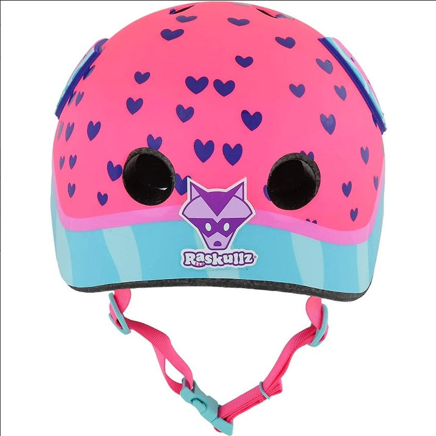 PINK & PURPLE HEARTS AND MELON HELMET