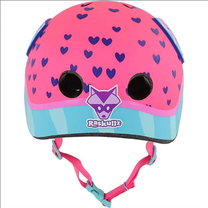PINK & PURPLE HEARTS AND MELON HELMET