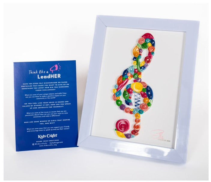 PAPER QUILLING MUSIC NOTE CRAFT KIT