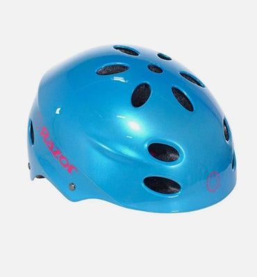 TURQUOISE AND PINK SKATE HELMET