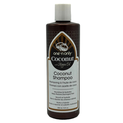 12 OZ COCONUT SHAMPOO WITH ARGAN OIL
