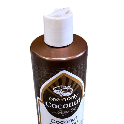 CHAMPÚ DE COCO CON ACEITE DE ARGÁN DE 12 OZ