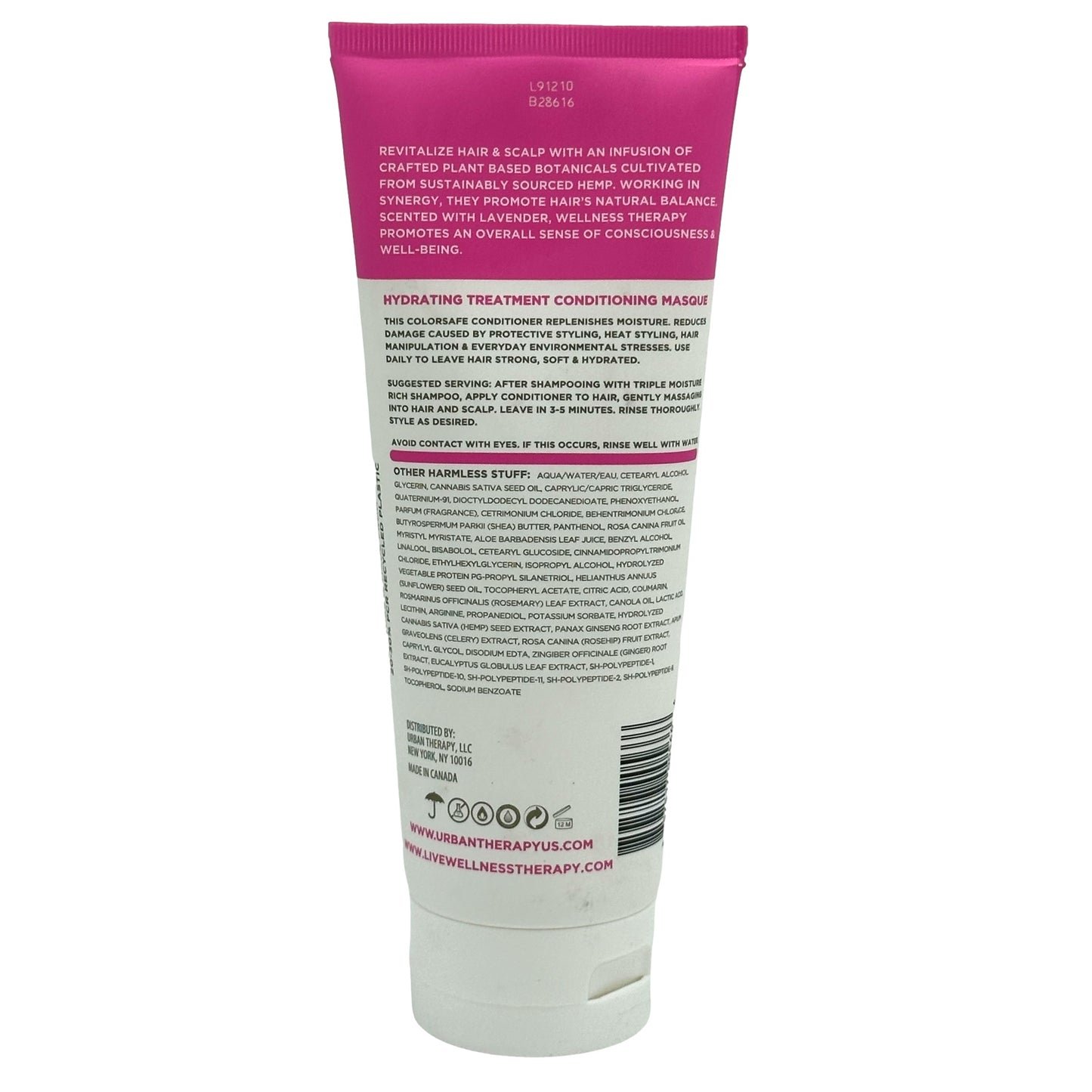 7.5 OZ WELLNESS + THERAPY HYDRATING TREATMENT CONDITIONING MASQUE FOR NATURAL TEXTURED HAIR