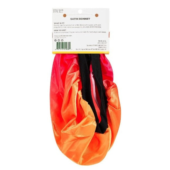KIDS RAINBOW SATIN BONNET