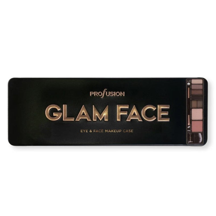 10 PC GLAM FACE EYE & FACE MAKEUP CASE