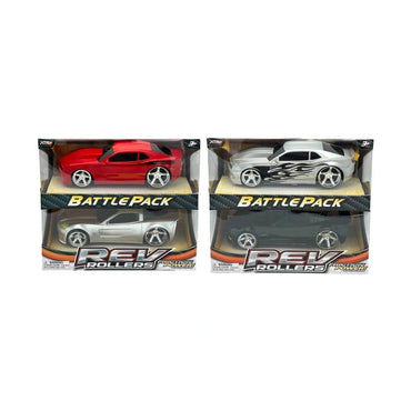 2 PC REV ROLLER CARS FRICTION POWERED ASSORTED