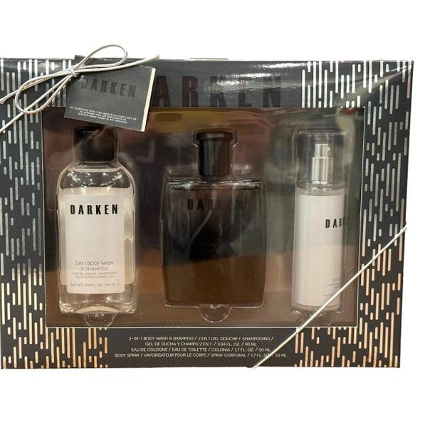 BOY'S 3 PC COLOGNE GIFT SET DARKEN BODY FRANGRANCE