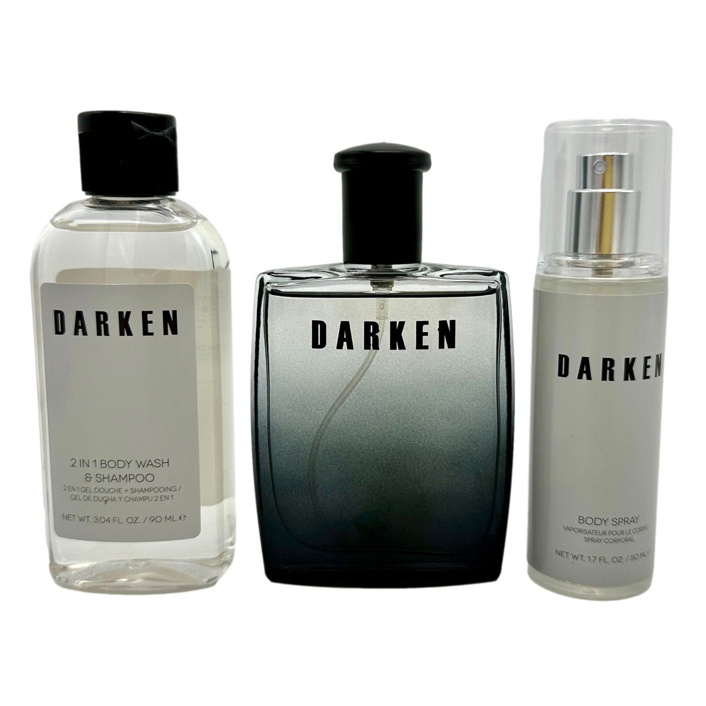 BOY'S 3 PC COLOGNE GIFT SET DARKEN BODY FRANGRANCE