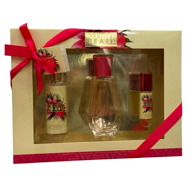 GIRL'S 3 PC PERFUME GIFT SET VANILLA PEARL