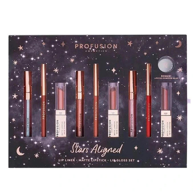 10 PC STARS ALIGNED LIPS SET