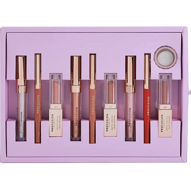 10 PC STARS ALIGNED LIPS SET