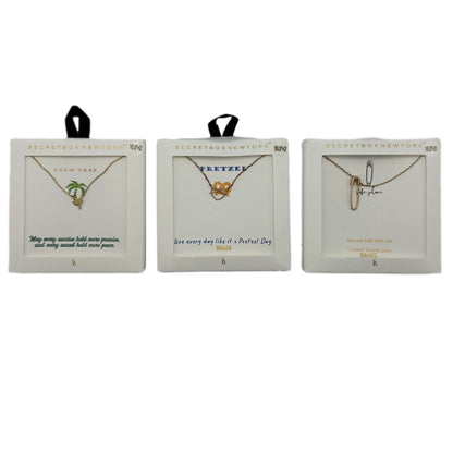 WHITE GIFT BOX NECKLACE ASSORTED