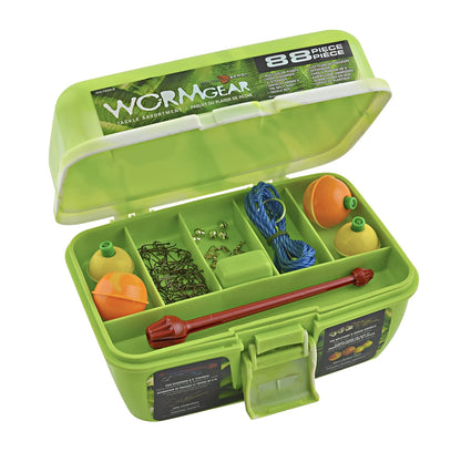88 PC GREEN TACKLE BOX