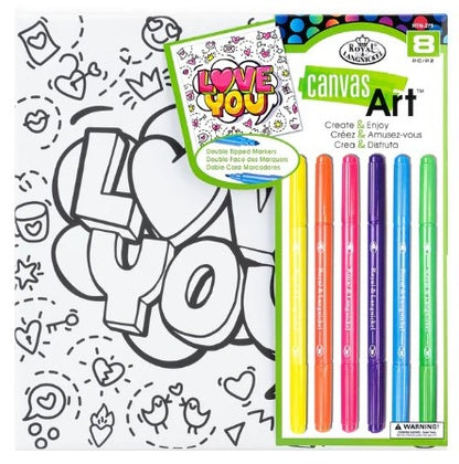 8 PC CANVAS ART SET