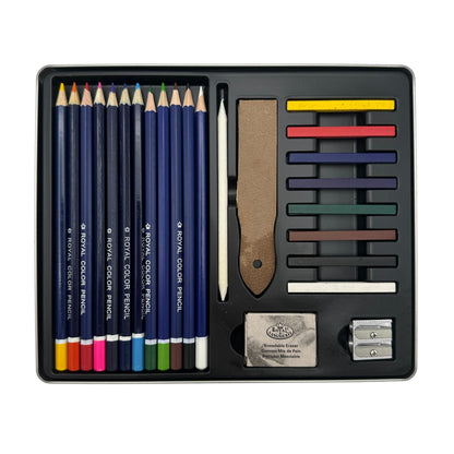 25 PC DRAWING ART SET