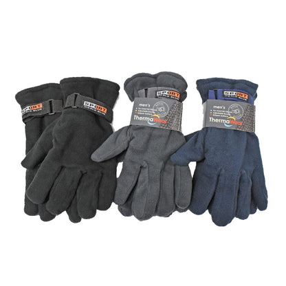 GUANTES DE POLAR PARA HOMBRE SURTIDOS