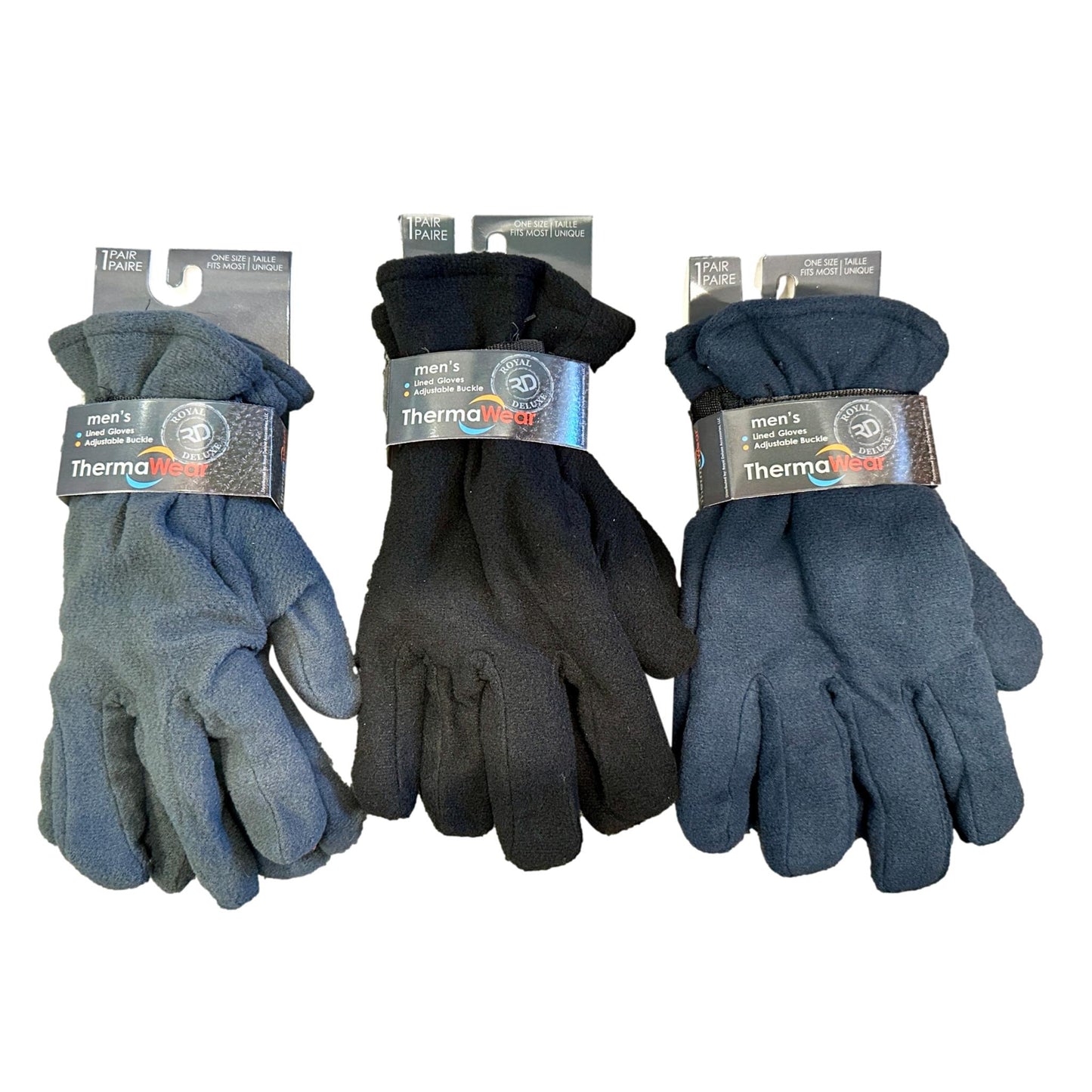 GUANTES DE POLAR PARA HOMBRE SURTIDOS