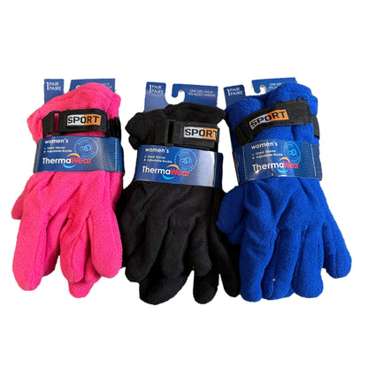 GUANTES DE POLAR PARA MUJER SURTIDOS