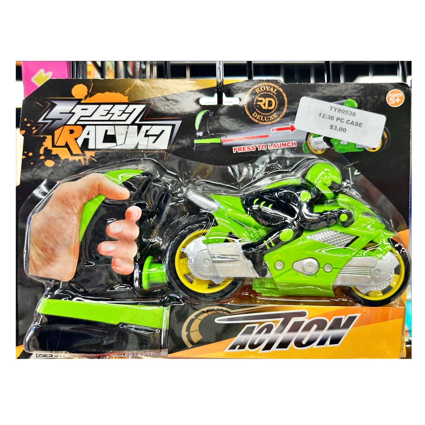 SUPER BIKE RACER WITH LAUNCHER