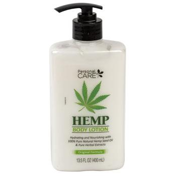 13.5 OZ HEMP BODY LOTION IN PUMP BOTTLE